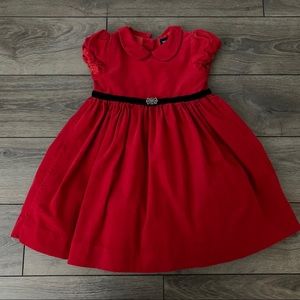 Ralph Lauren Baby Girl Red Dress Size 24 Months